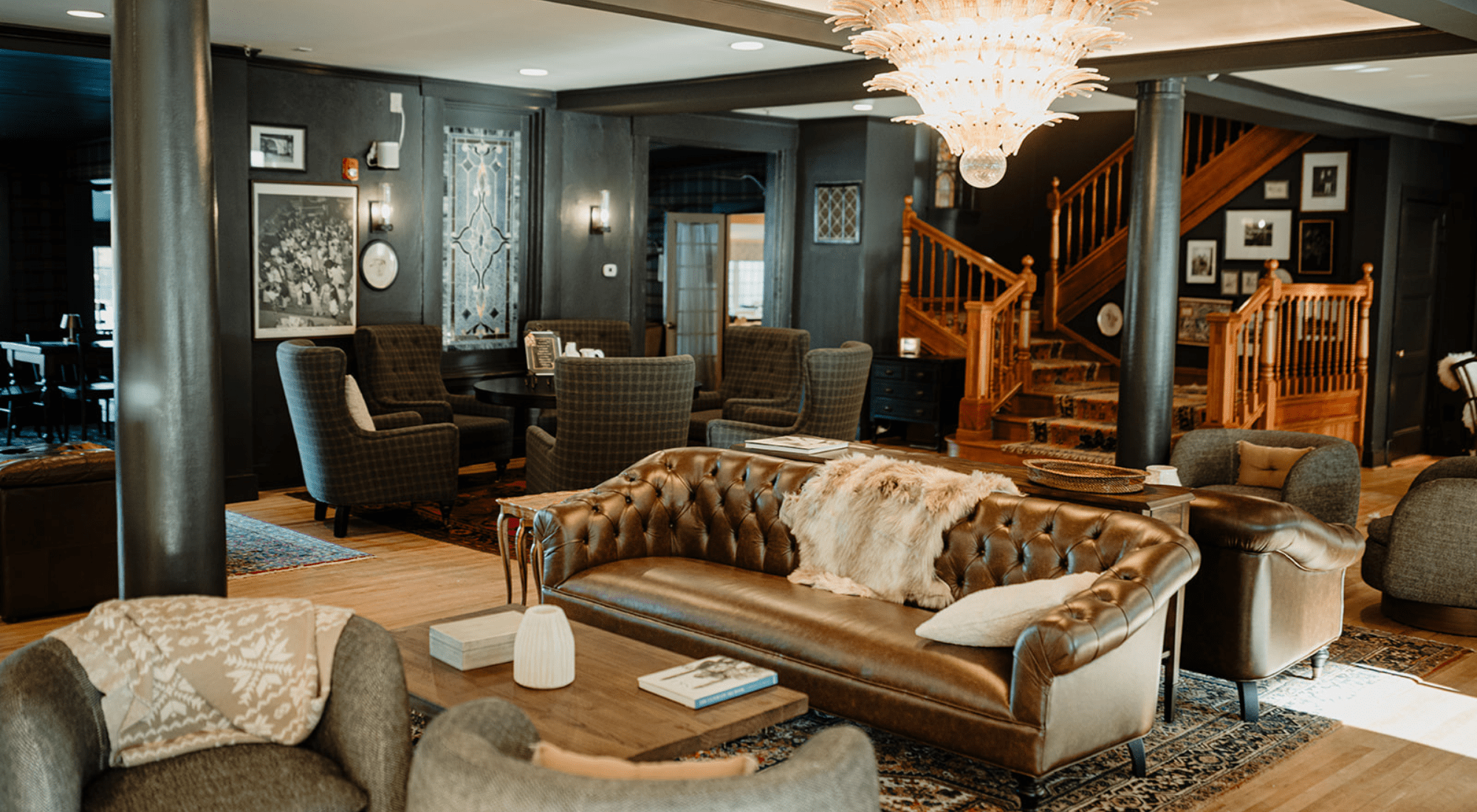 Furniture and a coffee table at the at Wentworth