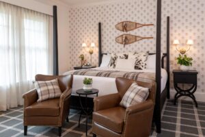 Bedroom with chairs and tables